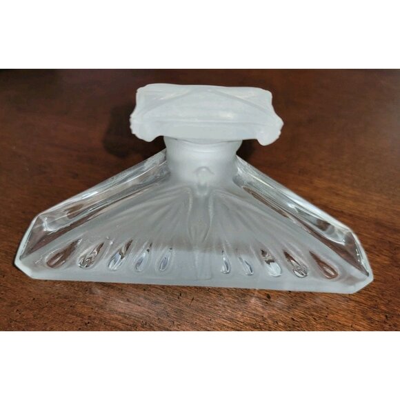 Brosse Nude Winged Woman Crystal Perfume Art Nouveau Bottle MMA 1986 EXCELLENT - Picture 1 of 8